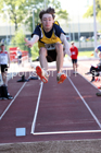 Mens under-17s long jump, 2019 North Eastern Track and Field Champs., Middlesbrough. Photo:  David T. Hewitson/Sports for All Pics